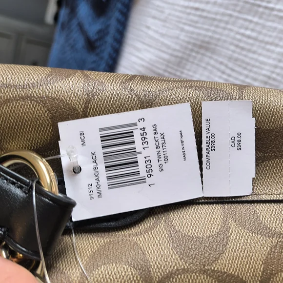 Coach Brown and Black Women's Bag - Picture 6 of 6